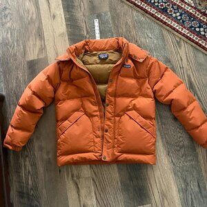 Patagonia Downdrift Jacket Size Medium Color Orange